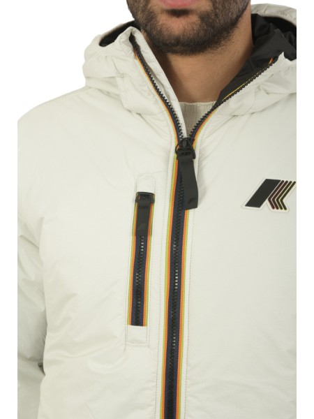 Giubbino K-Way Annecy lt White Gardenia
